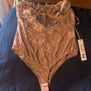 Meshki Valerie Lace Bodysuit